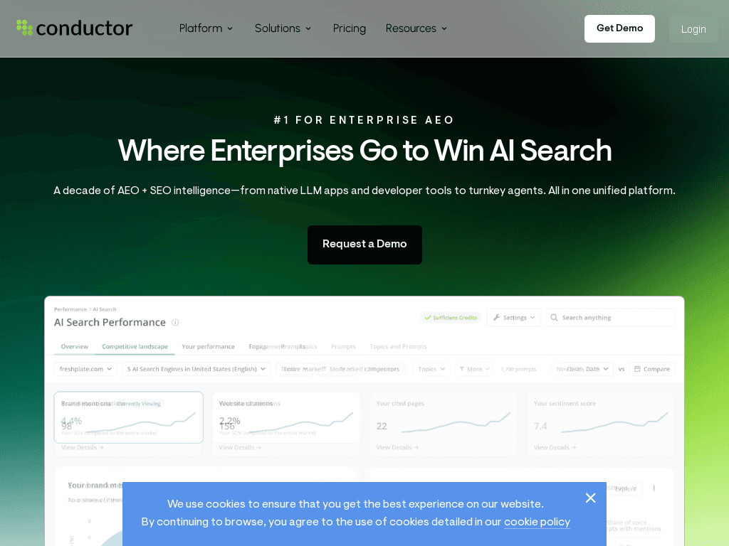 screenshot of Conductor