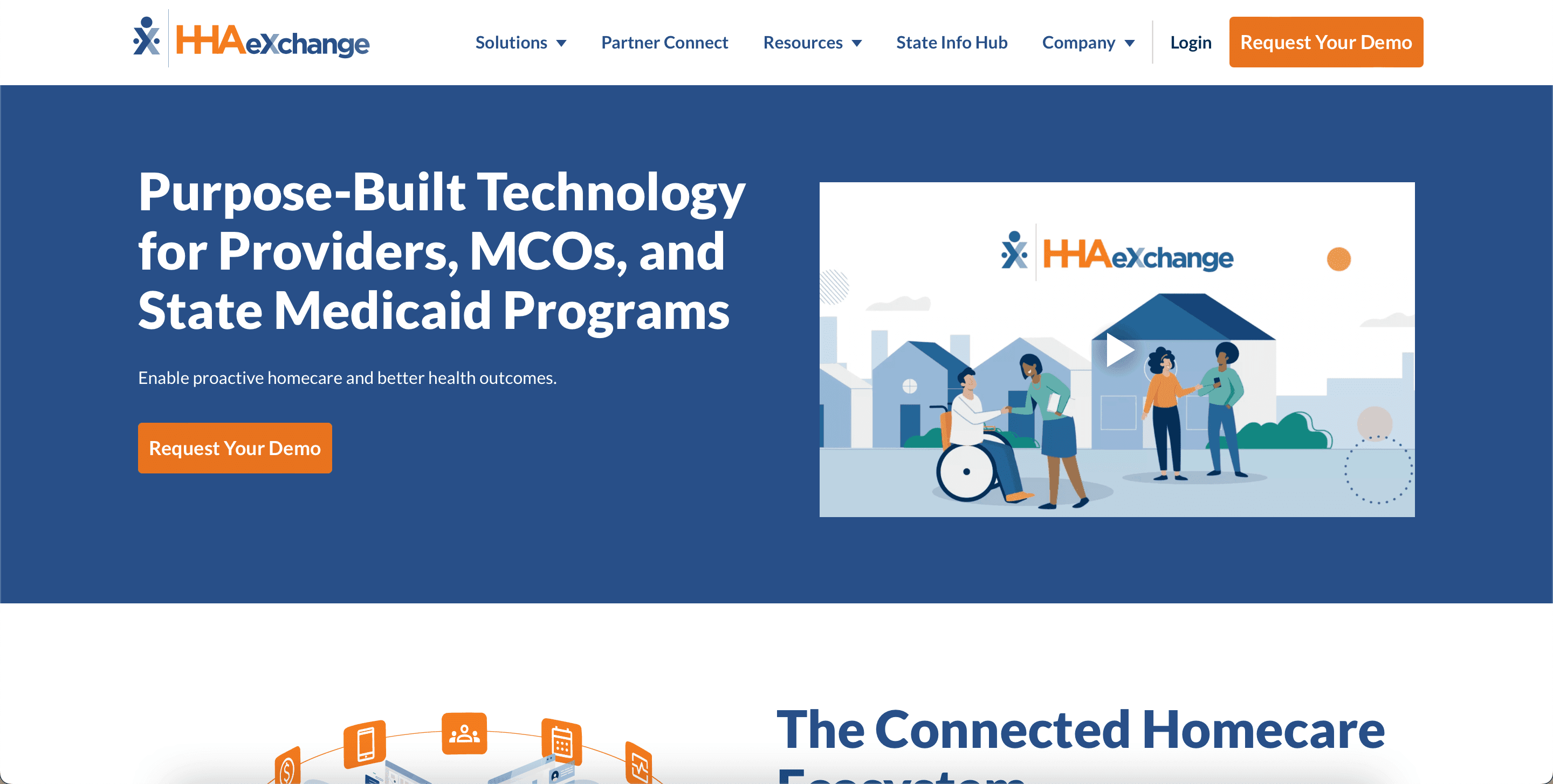 screenshot of HHAeXchange